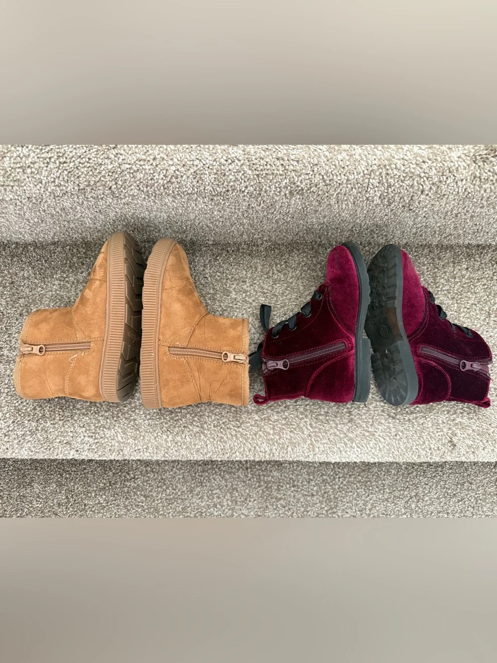 Girls 2 Pairs of Boots Cat & Jack Size 11